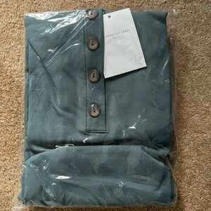 NEW NWT Lou Lou The Everyday Dress Maternity Stretch 3/4 Sleeve XXL